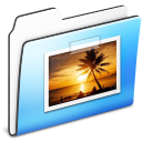Pictures Folder Smooth Icon 128x128 png